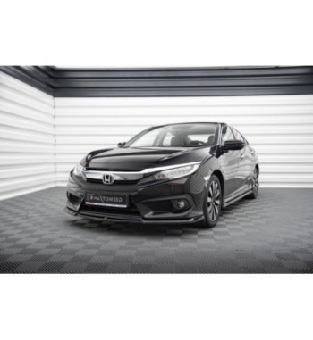 Front splitter V.2 for Honda Civic Sedan Mk10