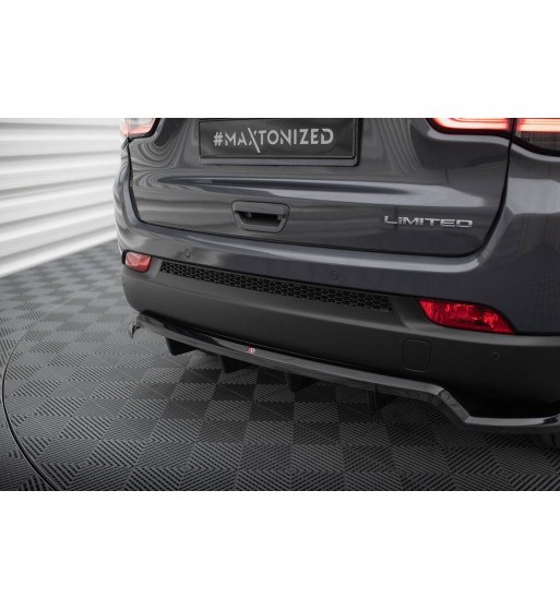 Diffusore posteriore con alette verticali per Jeep Compass Limited Mk2 Facelift
