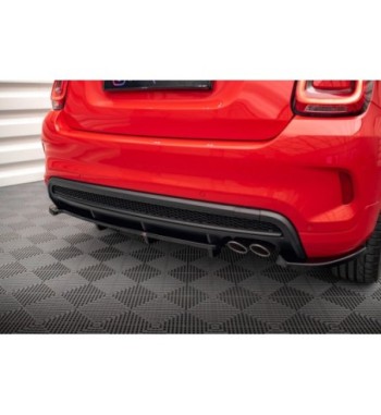 Diffusore posteriore con alette verticali per Fiat 500X Sport Mk1 Facelift
