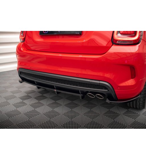 Diffusore posteriore con alette verticali per Fiat 500X Sport Mk1 Facelift
