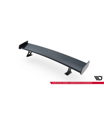 Spoiler in carbonio con staffe esterne verticali + LED Audi A3 / A3 S-Line / S3 / RS3 Berlina 8V / 8V Facelift