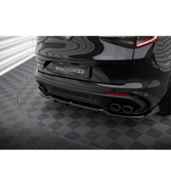 Diffusore posteriore con alette verticali per Alfa Romeo Stelvio Quadrifoglio Mk1