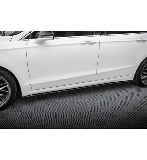 Street Pro Side skirt diffusers for Ford Mondeo Sport Mk5 Facelift / Fusion Sport Mk2 Facelift