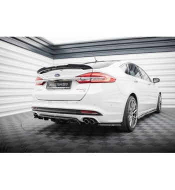 Rear diffuser with vertical fins for Ford Mondeo Sport Mk5 Facelift / Fusion Sport Mk2 Facelift