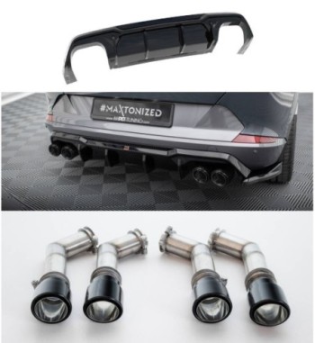 Rear valance V.2 + Exhaust tips for Cupra Formentor VZ Mk1 / Mk1 Facelift