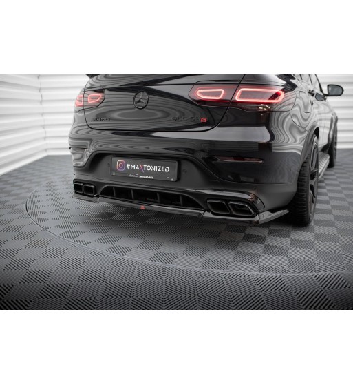Diffusore posteriore con alette verticali per Mercedes-AMG GLC 63 Coupe C253 Facelift