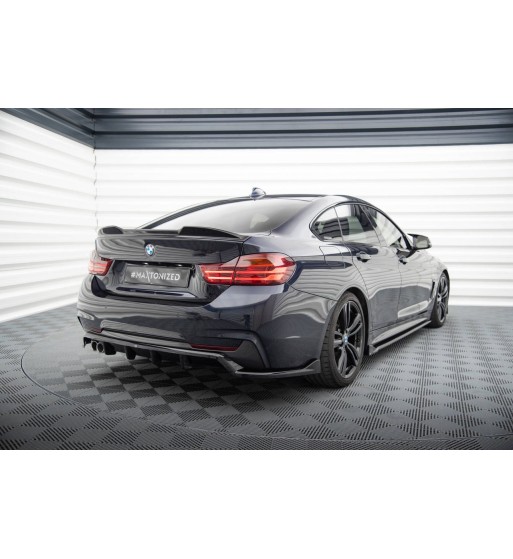 Diffusore posteriore con alette verticali per BMW 4 Coupe / Gran Coupe / Cabrio M-Pack F32 / F36 / F33