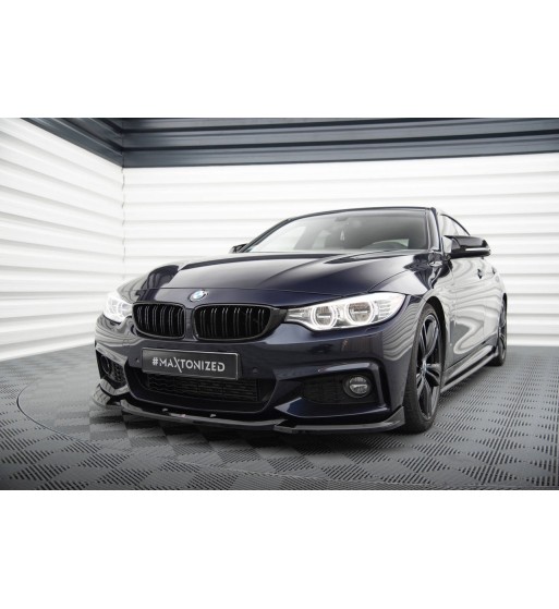 Front splitter V.6 for BMW 4 Coupe / Gran Coupe / Cabrio M-Pack F32 / F36 / F33