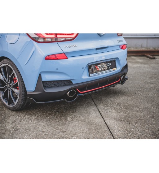 Diffusore posteriore con alette verticali per Hyundai I30 N Mk3 Hatchback