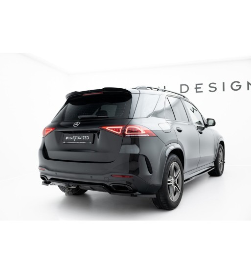 Diffusore posteriore con alette verticali per Mercedes-Benz GLE SUV AMG-Line W167 / W167 Facelift