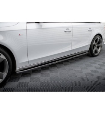 Side skirt diffusers V.2 for Audi A4 / A4 S-Line / S4 B8