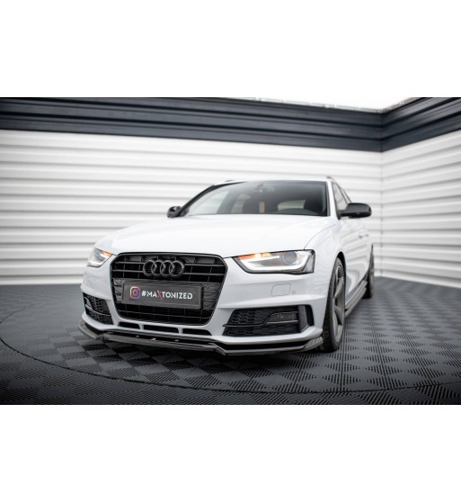 Front splitter V.2 for Audi A4 Competition B8 Facelift