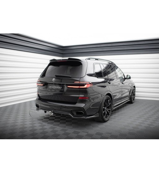 Diffusore posteriore con alette verticali per BMW X7 M-Pack G07 Facelift
