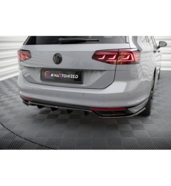 Diffusore posteriore con alette verticali per Volkswagen Passat R-Line B8 Facelift