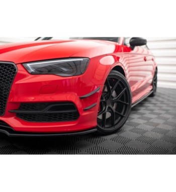 Canard del paraurti anteriore per Audi S3 / A3 S-Line Sedan / Sportback / Hatchback 8V
