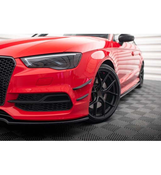 Canard del paraurti anteriore per Audi S3 / A3 S-Line Sedan / Sportback / Hatchback 8V