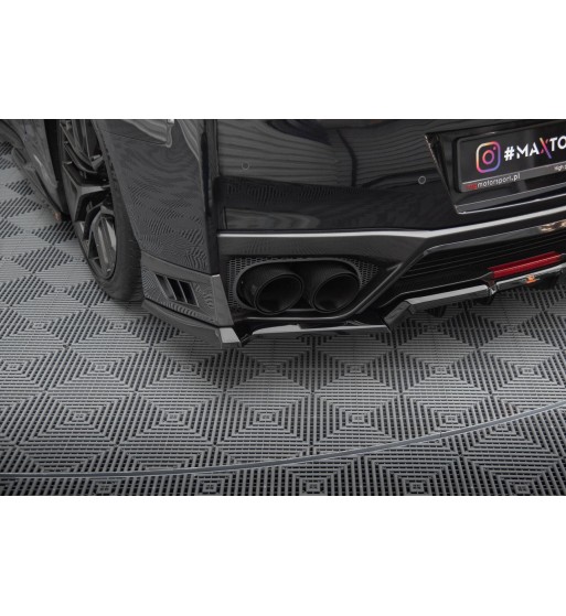 Splitter laterali posteriori per Nissan GTR R35 Facelift