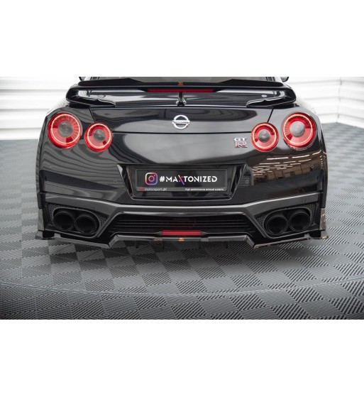 Diffusore posteriore con alette verticali per Nissan GTR R35 Facelift