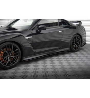 Street Pro Side skirt diffusers for Nissan GTR R35 Facelift