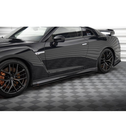 Street Pro Side skirt diffusers for Nissan GTR R35 Facelift