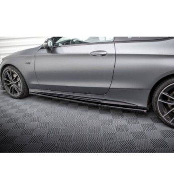 Side skirt diffusers for Mercedes-AMG C43 Coupe / Cabrio C205 Facelift / A205 Facelift