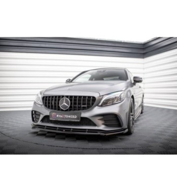 Front splitter V.2 for Mercedes-AMG C43 Coupe / Cabrio / Sedan / Estate C205 / A205 / W205 / S205 Facelift