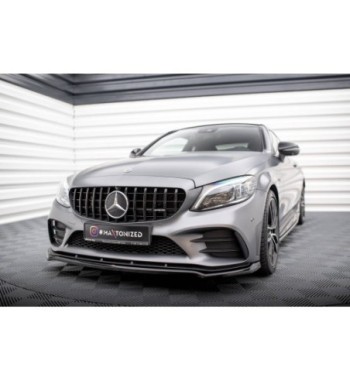 Front splitter V.1 for Mercedes-AMG C43 Coupe / Cabrio / Sedan / Estate C205 / A205 / W205 / S205 Facelift