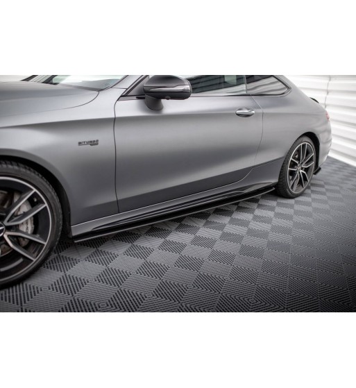 Street Pro Side skirt diffusers for Mercedes-AMG C43 Coupe / Cabrio C205 Facelift / A205 Facelift