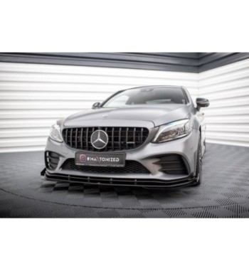 Street Pro splitter + flaps for Mercedes-AMG C43 Coupe / Cabrio C205 Facelift / A205 Facelift