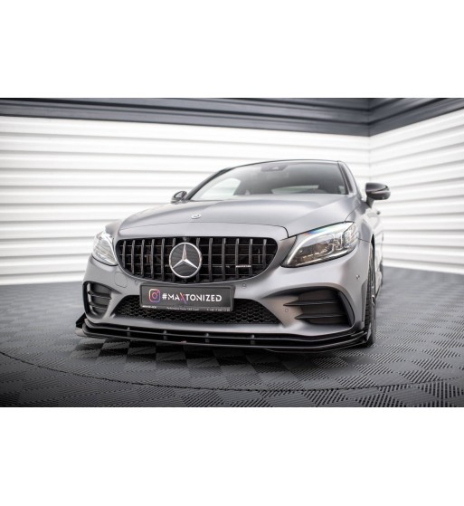 Street Pro splitter + flaps for Mercedes-AMG C43 Coupe / Cabrio C205 Facelift / A205 Facelift