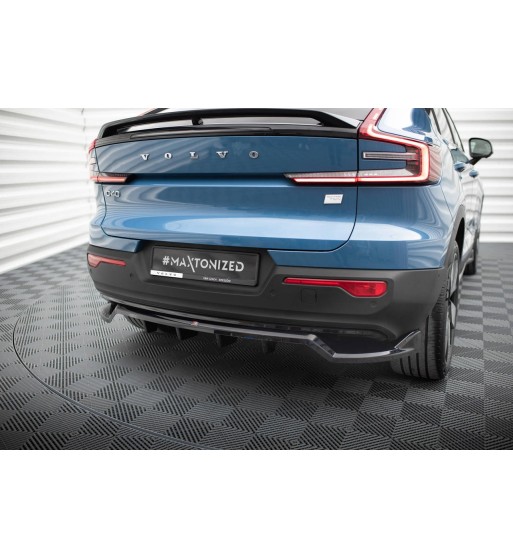Diffusore posteriore con alette verticali per Volvo C40 Mk1