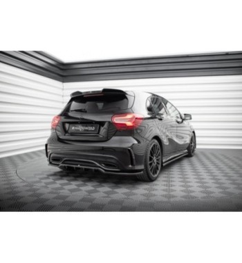 Diffusore posteriore con alette verticali per Mercedes-Benz A AMG-Line W176 Facelift