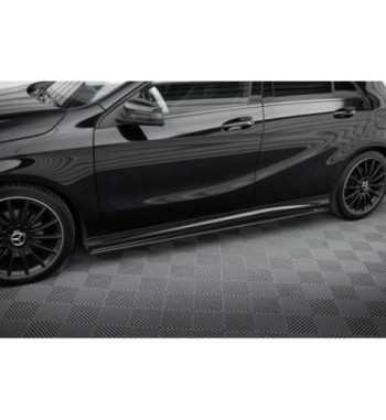 Street Pro Side skirt diffusers for Mercedes-Benz A AMG-Line W176 Facelift