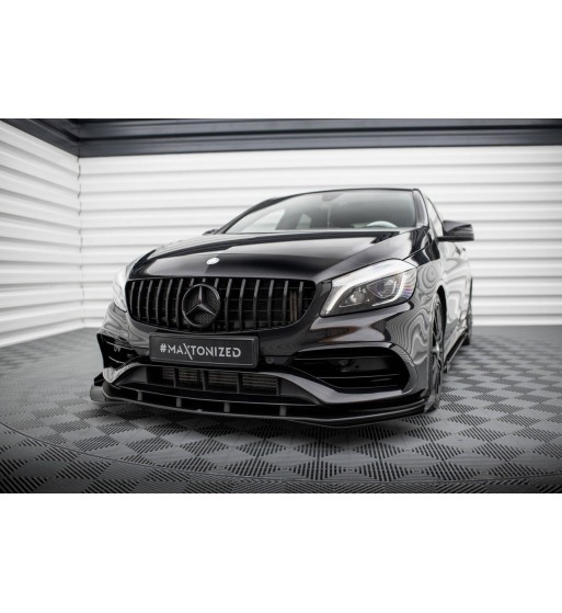 Street Pro splitter + flaps for Mercedes-Benz A AMG-Line W176 Facelift