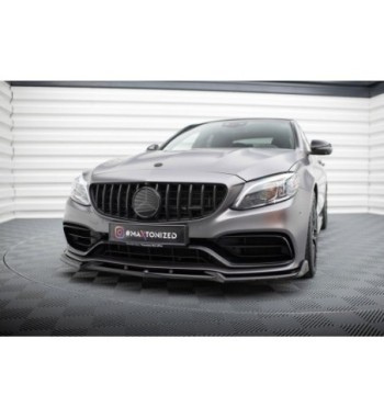Front splitter V.2 for Mercedes-AMG C63 Sedan / Estate W205 Facelift