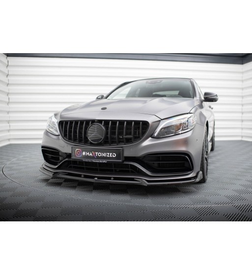 Front splitter V.2 for Mercedes-AMG C63 Sedan / Estate W205 Facelift