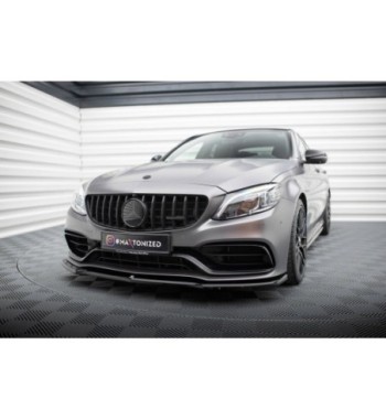 Front splitter V.1 for Mercedes-AMG C63 Sedan / Estate W205 Facelift