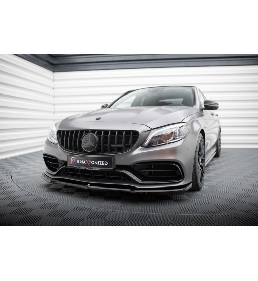 Front splitter V.1 for Mercedes-AMG C63 Sedan / Estate W205 Facelift