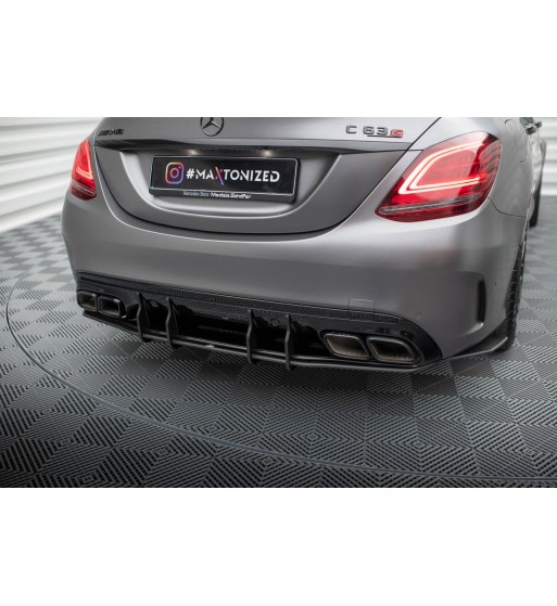 Street Pro Rear valance for Mercedes-AMG C63 Sedan / Estate W205 Facelift