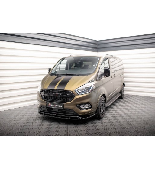 Front splitter V.2 for Ford Transit Custom Mk1 Facelift / Tourneo Custom Mk1 Facelift