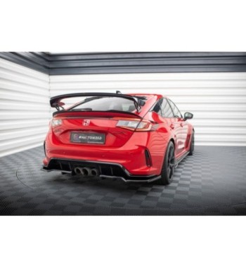 Diffusore posteriore con alette verticali V.1 per Honda Civic Type-R Mk 11