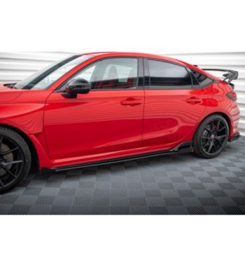 Street Pro Side skirt diffusers + Flaps for Honda Civic Type-R Mk 11