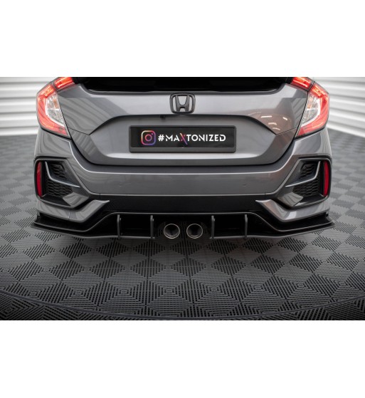 Street Pro Splitter laterali posteriori V.1 per Honda Civic Sport Mk 10 Facelift