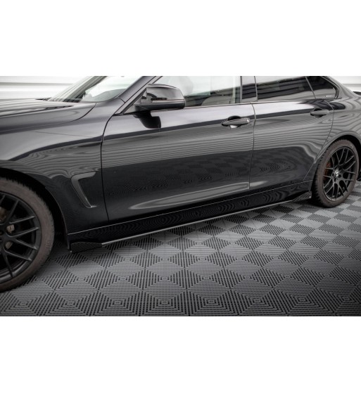 Street Pro Side skirt diffusers + Flaps for BMW 4 Gran Coupe F36