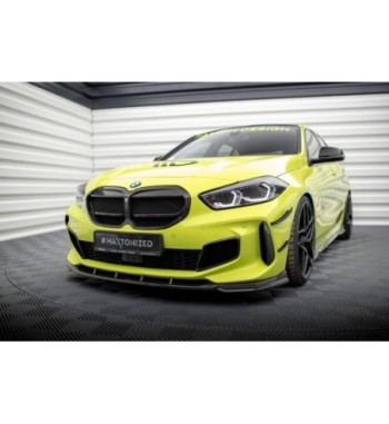 Carbonio preimpregnato Splitter anteriore per BMW 1 M-Pack / M135i / 128ti F40