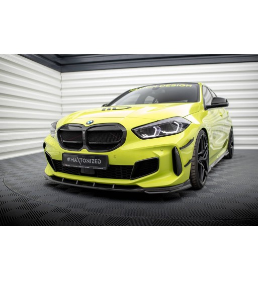 Carbonio preimpregnato Splitter anteriore per BMW 1 M-Pack / M135i / 128ti F40