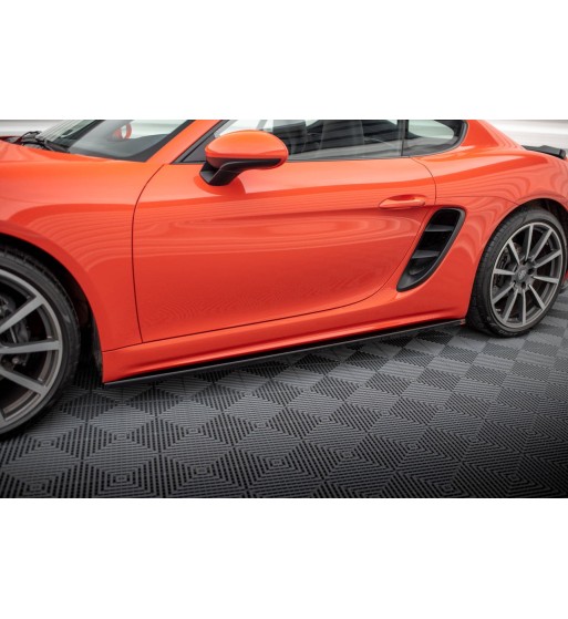 Side skirt diffusers for Porsche 718 Cayman 982c