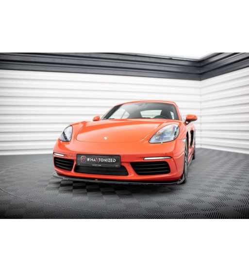 Front splitter V.2 for Porsche 718 Cayman 982c