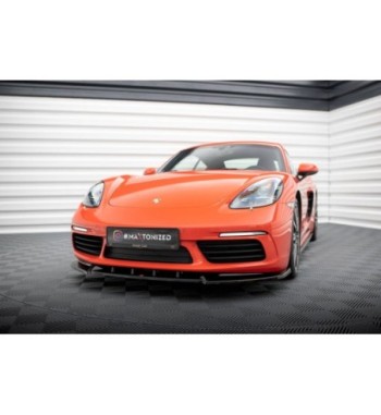 Front splitter V.1 for Porsche 718 Cayman 982c