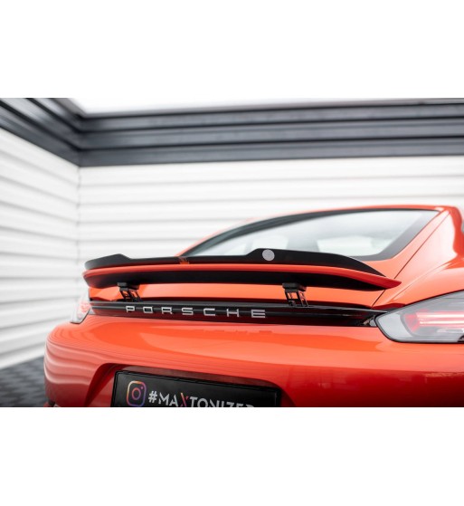 Spoiler extension for Porsche 718 Cayman 982c